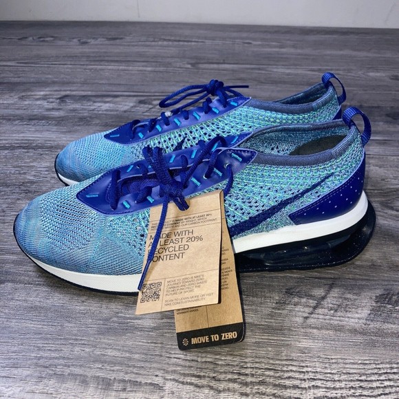 Nike Air Max Flyknit Racer Royal Blue Algae New WIth Tag Size 9.5  FD2765-400A0 main image 9